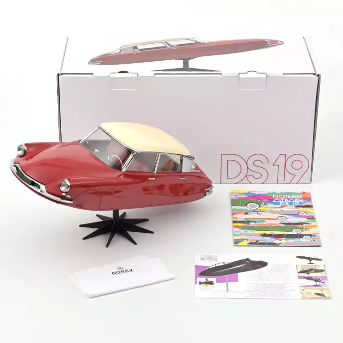 Citroën DS 19 Totem 1957 Red/Beige 1:12 - Exclusive 300 pcs