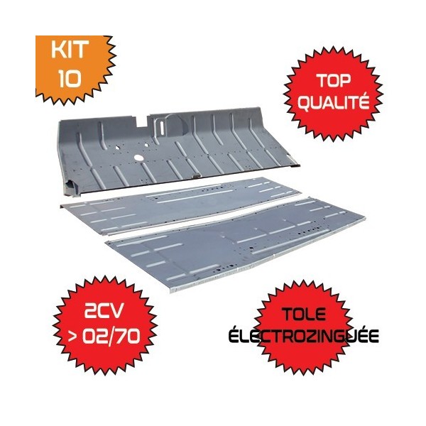 KIT VAN 3 VERDIEPINGEN VOOR OUD MODEL 2CV (2 ZIJKANT + 1 PEDAAL) VAN 52 TOT 70