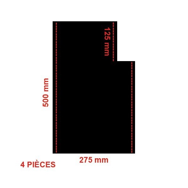 SET VAN 4 NIEUW MODEL AV BENCH RUGLEUNINGEN