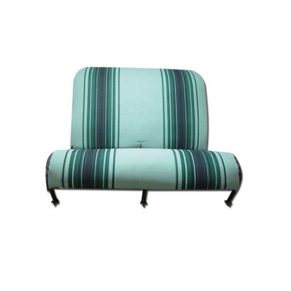 BEKLEDING ACHTERBANK IN GROENE GESTREEPTE STOF