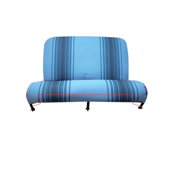 ACHTERSTOELHOES VOOR DYANE OPVOUWBARE BLAUW GESTREEPTE STOF ORIGINEEL