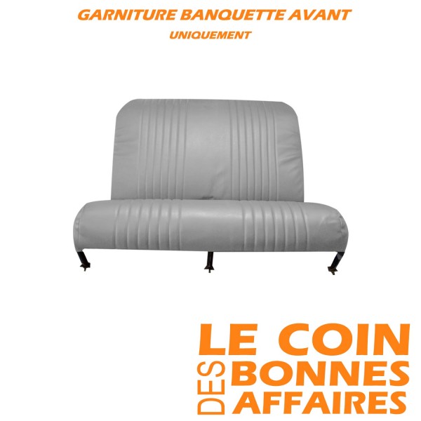 2CV VOORSTOELHOES GRIJS SKAI