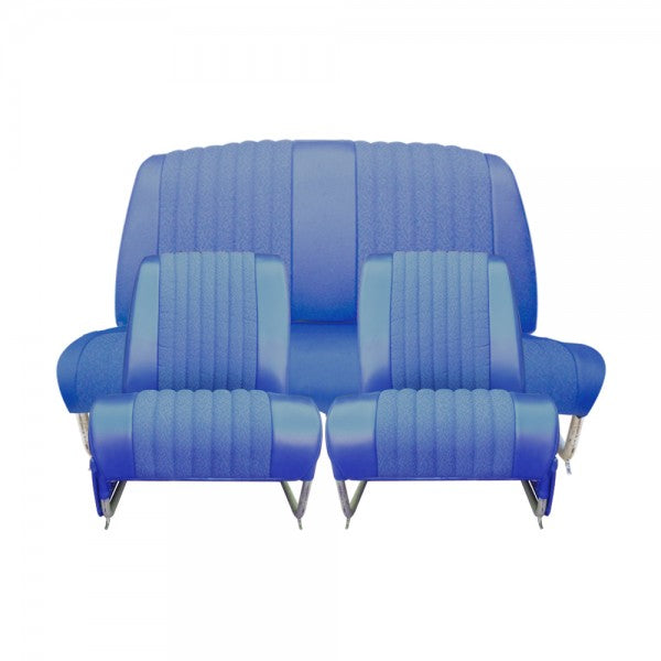 AFWERKINGSSET AMI6 CLUB SEDAN 2 VOORSTOELEN + ACHTERBANK DIAMANT BLAUWE STOF