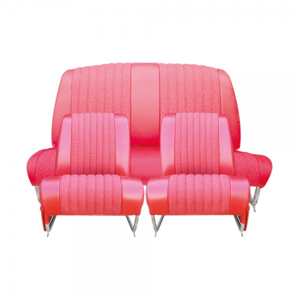 AFWERKINGSSET AMI6 CLUB SEDAN 2 VOORSTOELEN + ACHTERBANK RODE DIAMANTEN DOEK