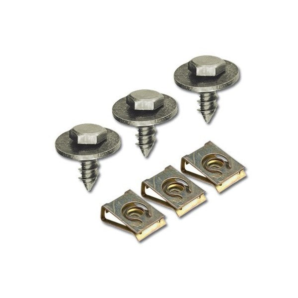 CLIPS + BEVESTIGINGSSCHROEF ACHTERVLEUGEL X3
