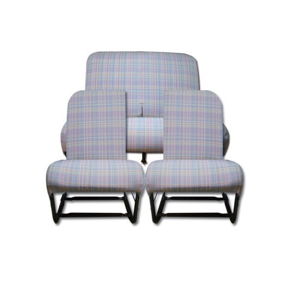 SET SCHOTSE BEKLEDING STOELEN ASSY+ACHTERBANK