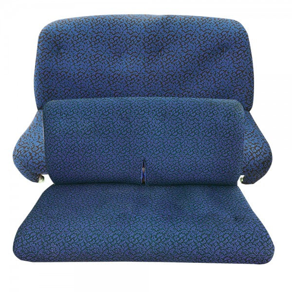 BEKLEDINGSKIT AMI 6 ESTATE VOORSTOEL + ACHTER BLAUW HOLLYBLAD STOF