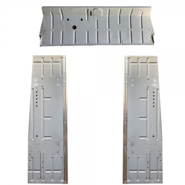 2CV BODEMPLAAT L+R & VOETENBAK OUD MODEL