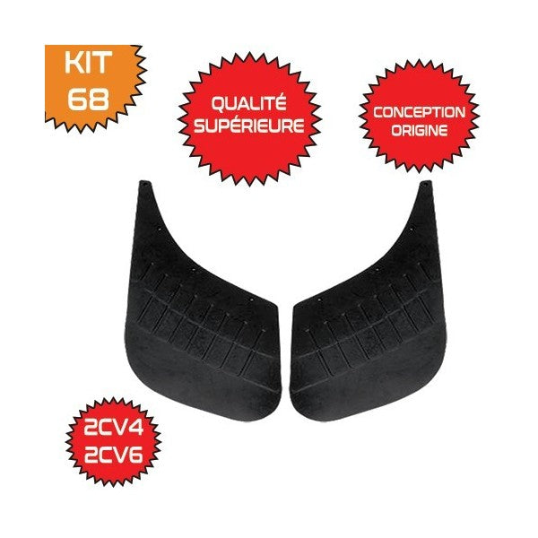 2CV 2 SPATLAPPEN VAN SUPERIEURE KWALITEIT