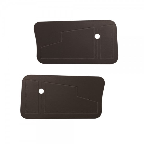 SET VAN 2 ZWARTE VOORDEURPANELEN VOOR AMI 8