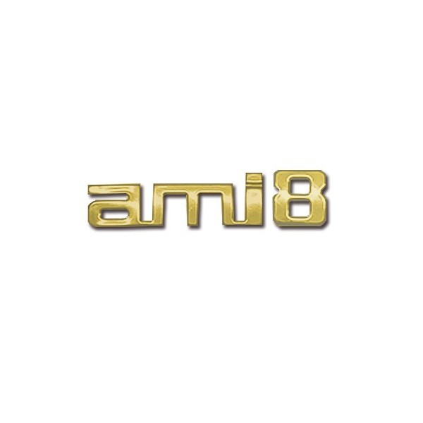 GOUDEN PLASTIC MONOGRAM AMI 8 STICKER