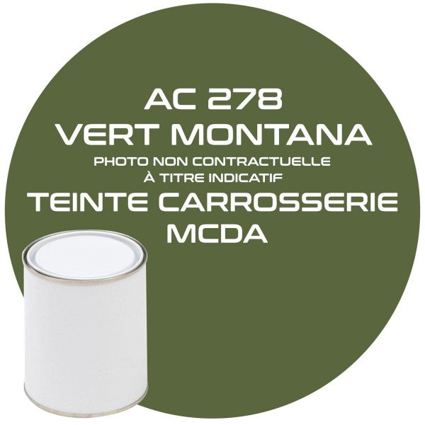 VERF AC 278 MONTANA GROEN CARROSSERIE MCDA 1KG