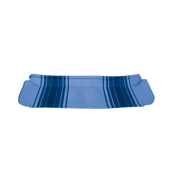 HOEDENMAT BLAUW GESTREEPT 2CV