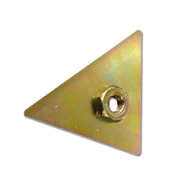 2CV RETRO RECHTS SCHROEFDRAAD PLAAT