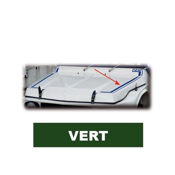 MEHARI GROENE FR+ACHTERSTICKER