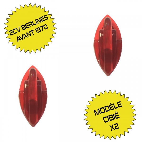 PAAR 2CV CIBIE MODEL KOPLAMPEN